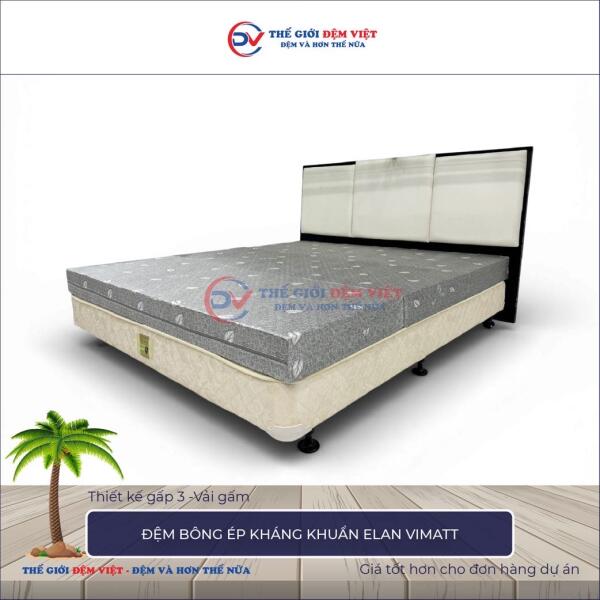 Đệm bông ép Elan Vimatt gấp 3